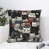 Kittens In the Wild Pillowcase Polyester Cushion Cover Decoration Cats Pattern Pillow Case Cover Sofa Drop Shipping Xcm