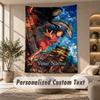 Tapestry Custom Name Text, Wall Hanging Tapestry Home Room DecorSpirited Away