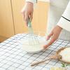 Cream Kitchen Cooking Manual Milk Frother Silicone Egg Beater Mixer Whisk Blender