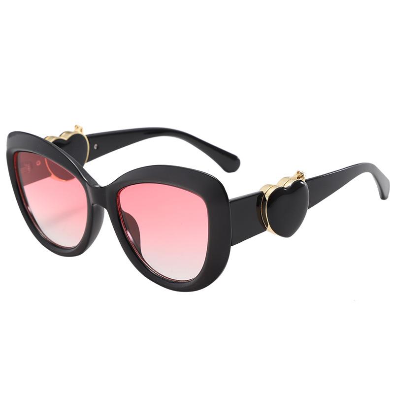 Year Sunglasses Catwalk Love Mirror Oval Sunglasses Uv Protection Premium Sunglasses