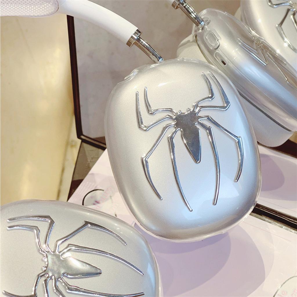 Transparent Spider Silicone Earphone Case