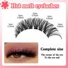 216 Clusters D Song Single Cluster False Eyelashes Natural Thick Simulation Daily Makeup Segmented Multi-Hair Eyelashes