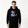Men Anime Print Pullover Hoodie Casual Long Sleeve Streetwear Sweatshirt