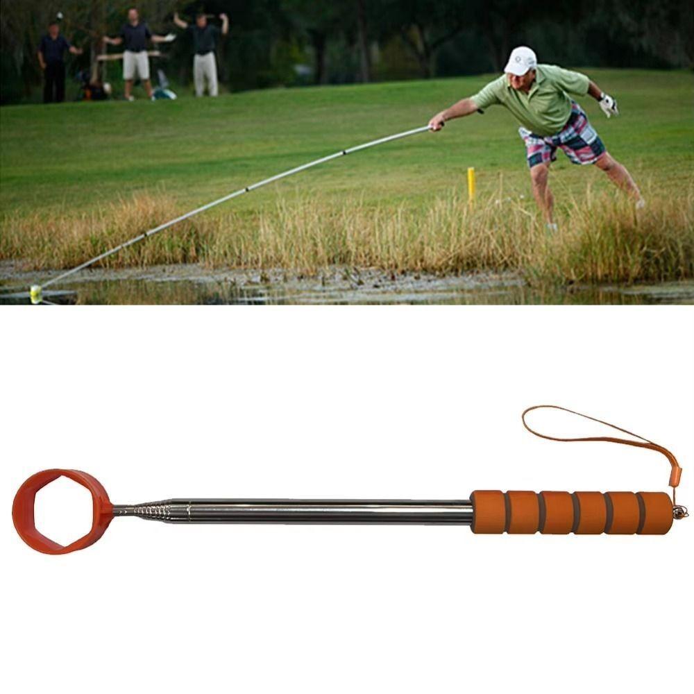 Uitschuifbare Telescopische Golfbal Retriever Antislip Handvat Roestvrij Staal Golfbal Ophaal Retriever Grijper Klauw Zuignap Gereedschap