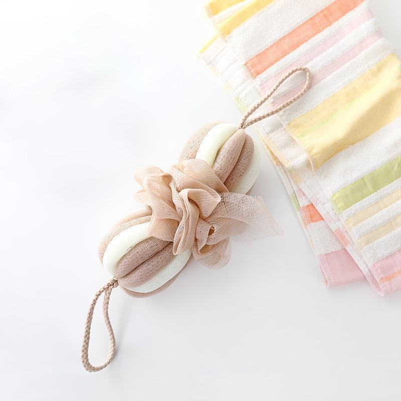 

Цветочные полоски для ванны, эластичный шарик для ванны, длинные полоски, мягкий артефакт для ванны, для купания и чистки взрослых, прочный эластичный шарик для ванны 2pcs фиолетовый