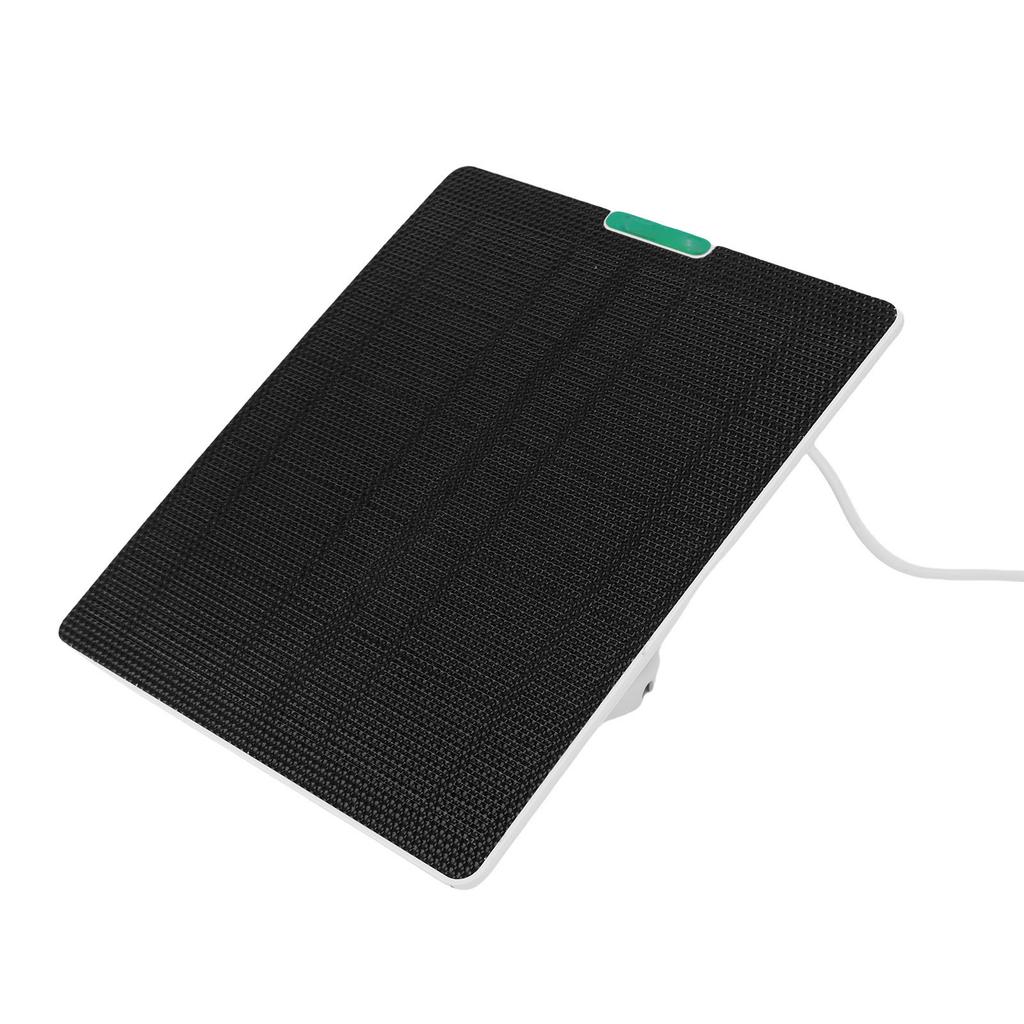 10W 5V Security Camera Solar Panel ETFE Waterproofing Type C Fast Charging Camera Solar Panel Charger Fit for Ring White