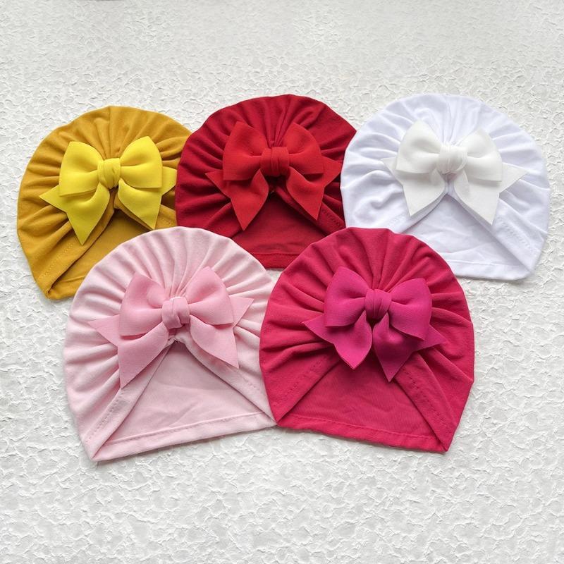 New Baby Hat, Baby Cute and Comfortable Bow Pullover Hat, Thin Breathable Baby Fetal Hat