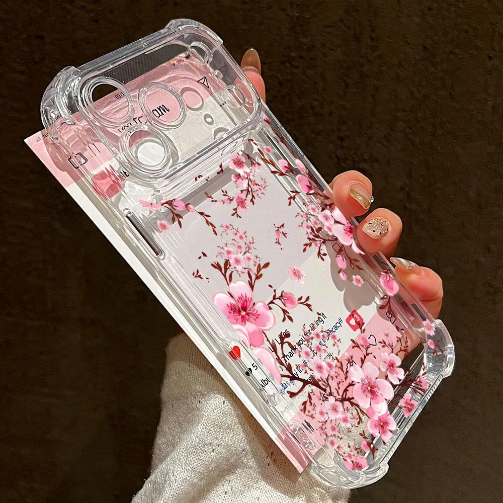 Case For Xiaomi 12T 15T Pro 15 POCO X8 PRO MAX M7 F7 Ultra X7 X5 X4 X3 F4 Fashion Bow Cherry Lichee Soft Transparent Cover