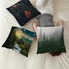 Forest Natrue Pillow Gift Home Office Decoration Bedroom Sofa Car Cushion Cover Case 45x45