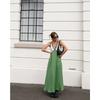 Women's Summer Color Block V Neck Sleeveless Tank Maxi Dress Loose Casual Vacation Beach Long Dress for Women