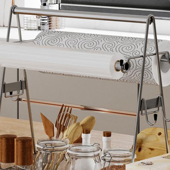 Portacondimenti da Picnic per Griglia con Porta Rotolo di Carta Grande Capacità Design con Manico Organizer per Griglia Portaoggetti per Barbecue