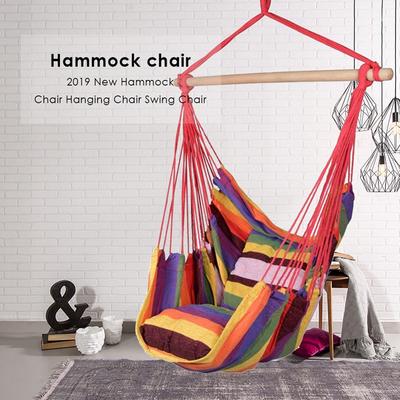 Silla Colgante Silla Columpio Jardín, Muebles de Interior Exterior Hamaca Cuerda Colgante Asiento