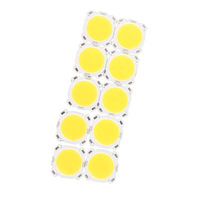 10pcs Round COB 3W High Power LED Chip Bulb Lamp Light Warm White