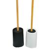 Long-Handle Toilet Brush and Base Set for Dead Angle Cleaning