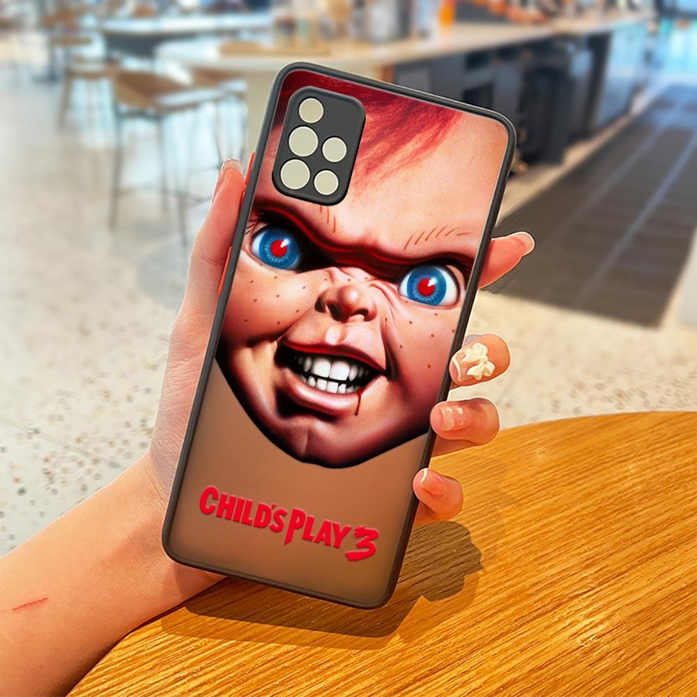 

Chuckys Doll Horror Phone Case For Samsung Galaxy A52 A51 A71 A72 A53 A73 A21 A13 A14 A42 A31 A32 A33 A04 A03 A02 S Matte Covers Samsung A13