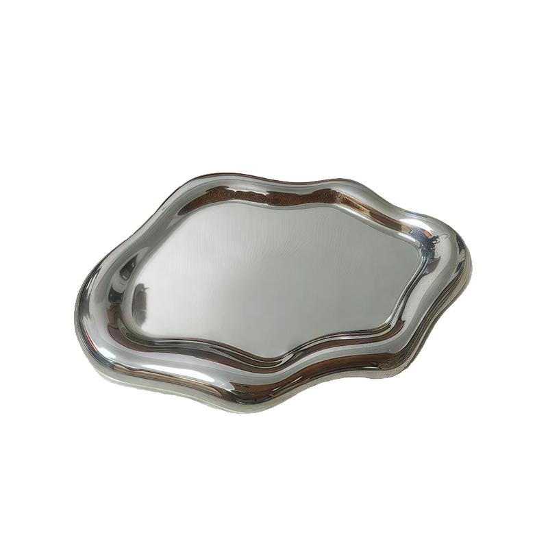 Cute Jewelry Tray Plastic Trinket Dish Vanity Organizer For Ring Earring Necklace Key Bowl Aesthetic Room Decor Desktop Storage