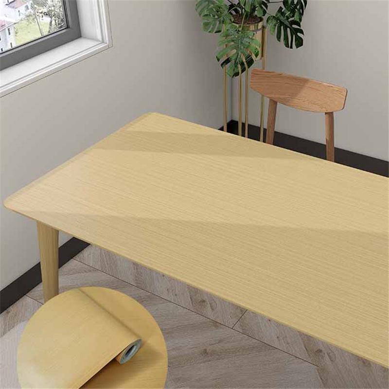 Wood Grain Self-Adhesive Film Waterproof Vinyl Wrap Furniture Renovation Home Decor Cabinets Wardrobes Tables Makeovers