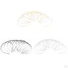 10x Plain Metal Headband Hair Band Frame Hoop Accessories DIY Craft White