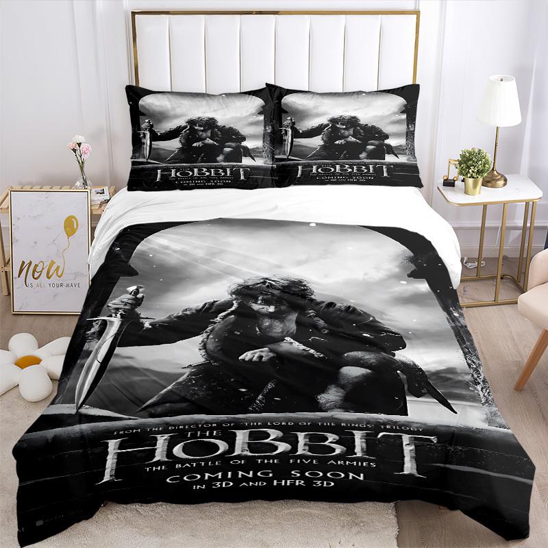 3pcs Hobbit, Poster Duvet Cover Set (1 Duvet Cover + 2 Pillowcases, No Core) - Comfortable, And Breathable Bedroom Decoration yy251104086