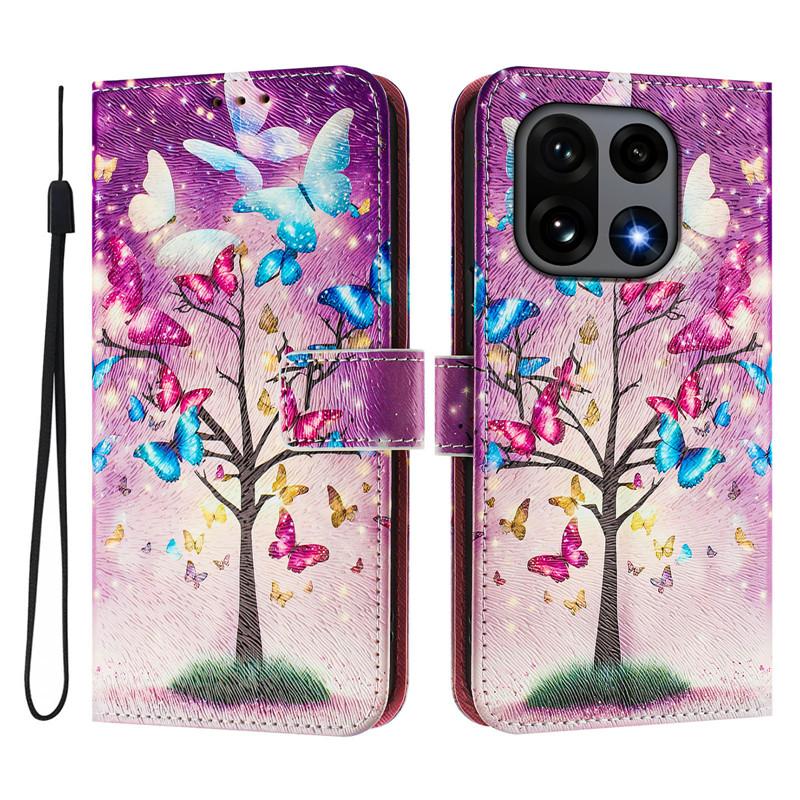 Luxus Flip Lederhülle Für OnePlus 15 15R Flip Cover auf Für One+ Plus 15 13T 13S 13R 15R 12 5G Brieftaschentaschen Blumenhüllen Hülle