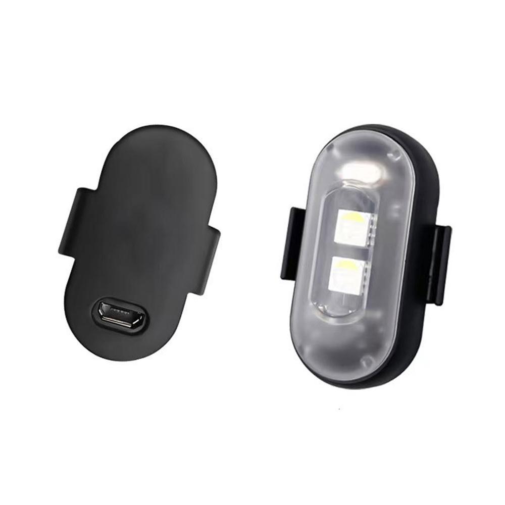4Pcs 8 Color Wireless LED Strobe Lights with Remote Control for Motorcycle Drone