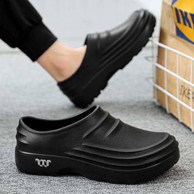 Chaussures de Chef pour Homme imperméables Chaussures de Travail Résistantes à l'Huile Sabots Classiques Chaussons de Plage Taille 36-48