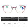 Women Reading Glasses Fashion Ultralight Round Frame Anti Blue Light Computer Eyeglasses +1.0 To +4.0