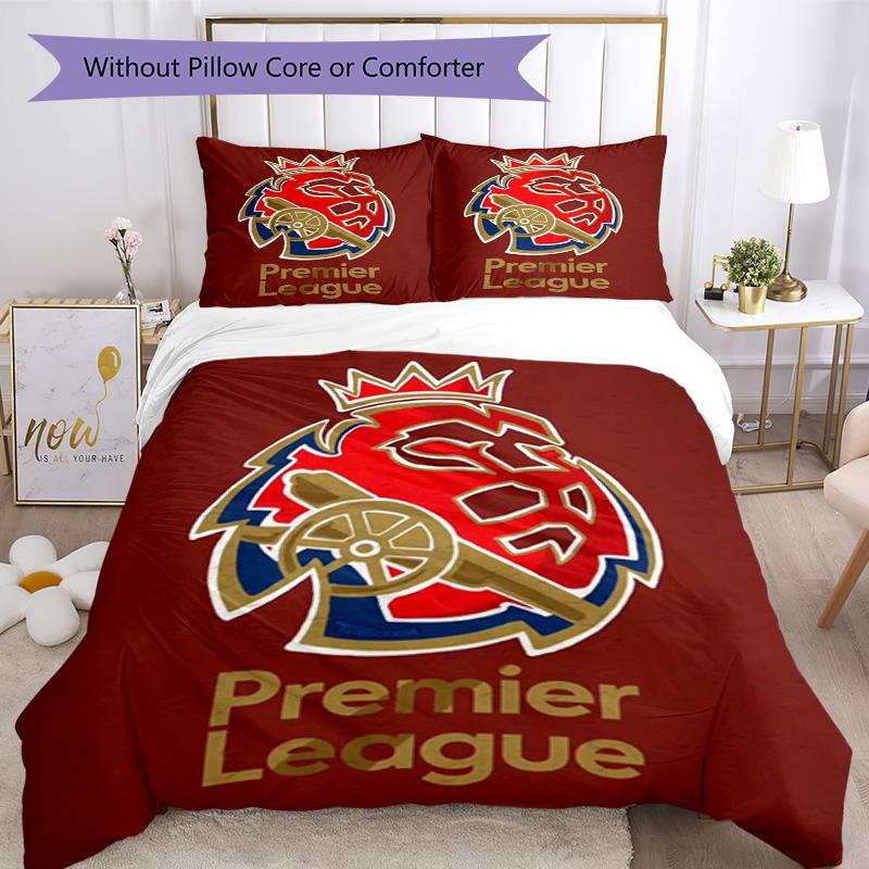 Arsenal Football Player Bedding Set Suitable for Dormitory Soft Fabric Perfect Gift for Friends & Family