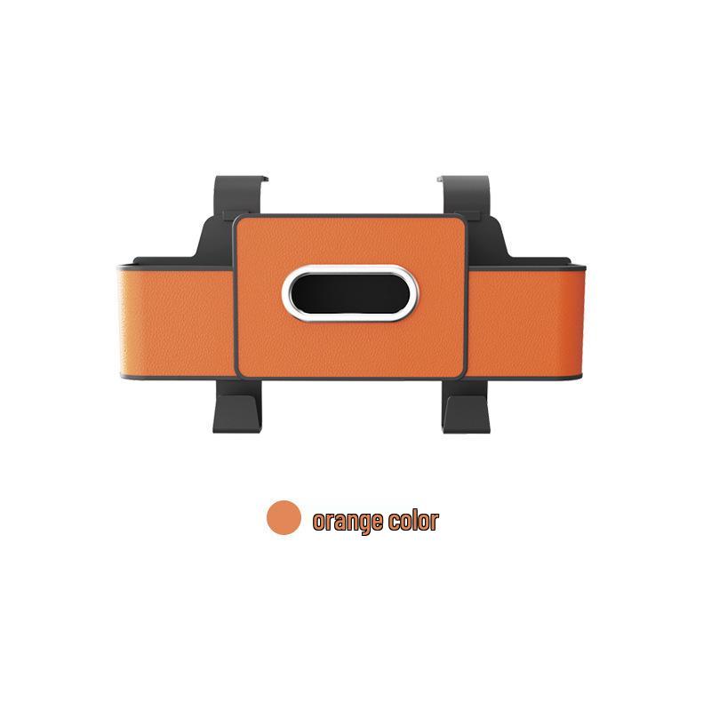 Multifunctional Car Seat Back Organizer with Tissue Box and Cup Holder Hooks