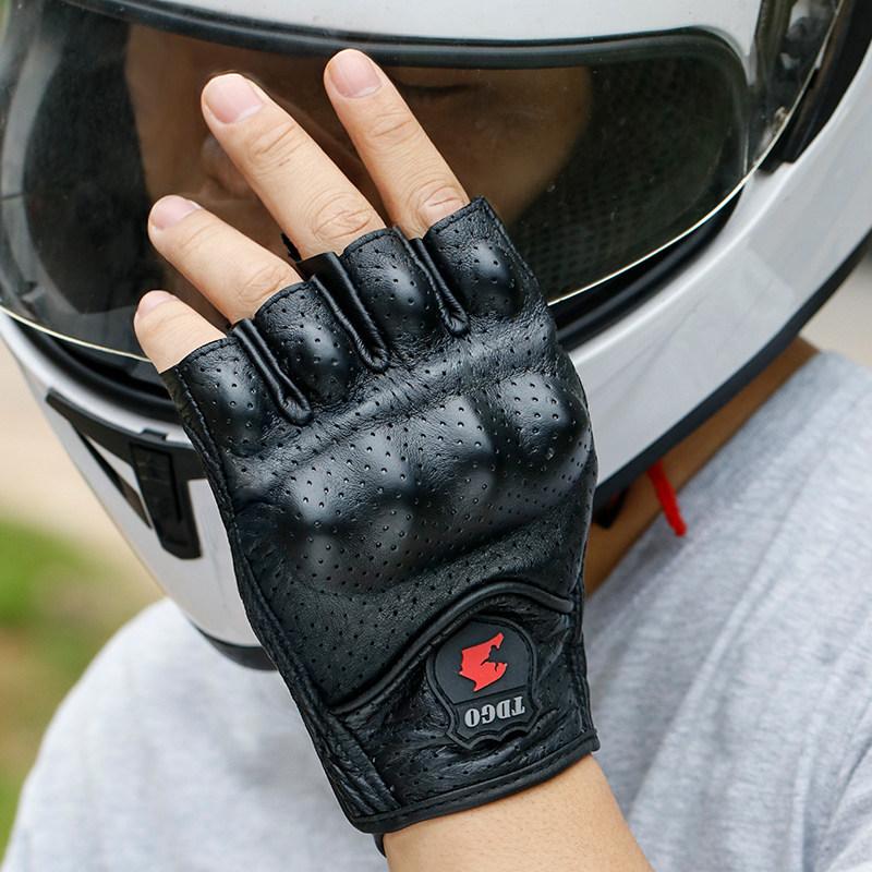 Men's summer breathable anti-drop locomotive gloves men's and women's full-finger knight equipment