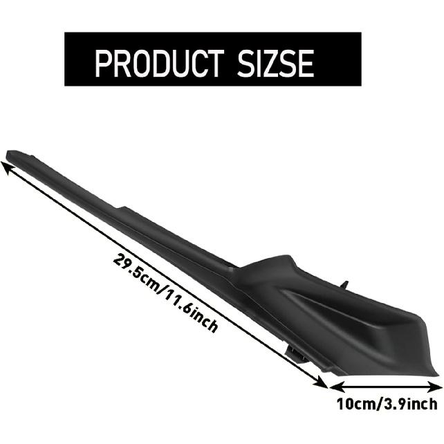 Driver Passenger Side Windshield Wiper Cowl Trim Panel Cover Compatible With Toyota Sienna 2011 2012 2013 2014 2015 2016 2017 2018   Replace