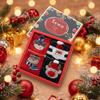 4 Pairs of Sleep Socks Christmas Winter Set
