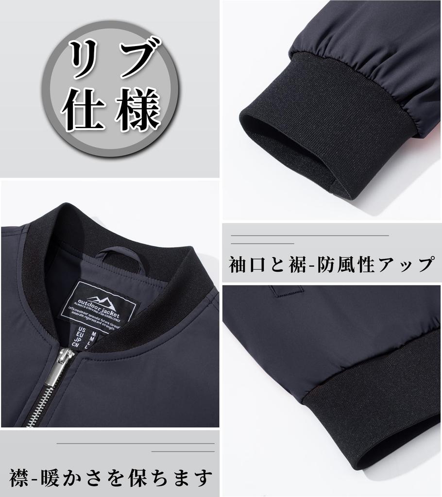 KEFITEVD Military Motorcycle Golf Autumn Swing Casual Track Dark Size 2XL Men's Jacket, Lightweight, Outerwear, Jacket, Top, Jacket, Windbreaker,