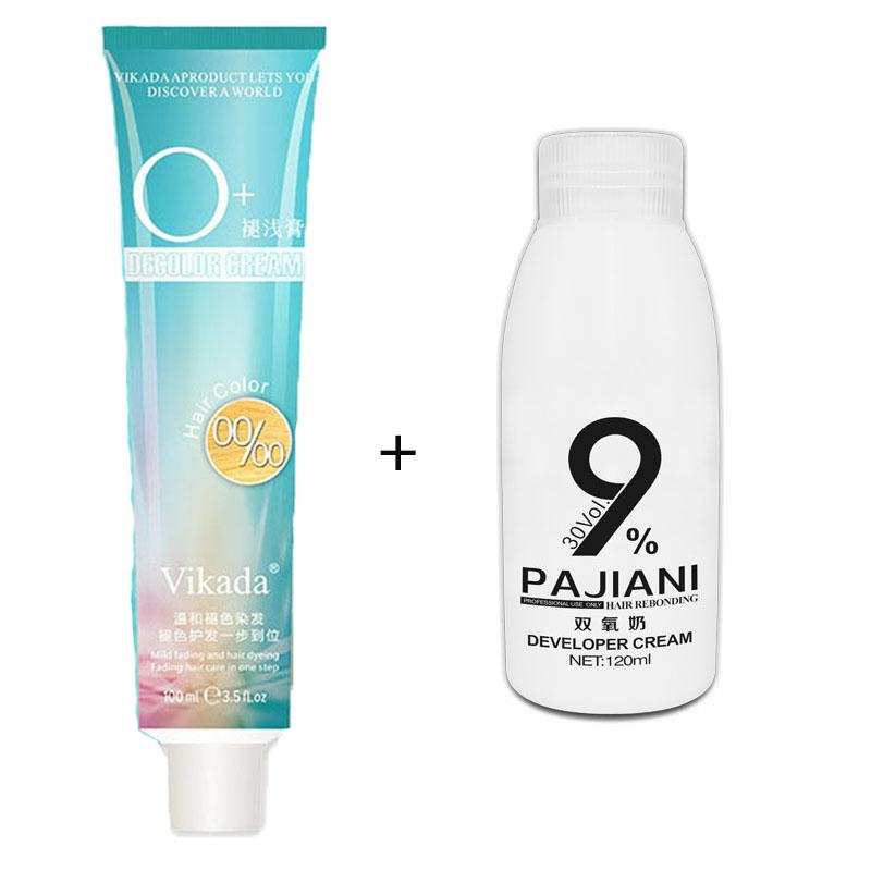 Fashion Hair Fade Cream Set Hair Bleach for Men Women Does Not Damage Hair Roots Hair Care