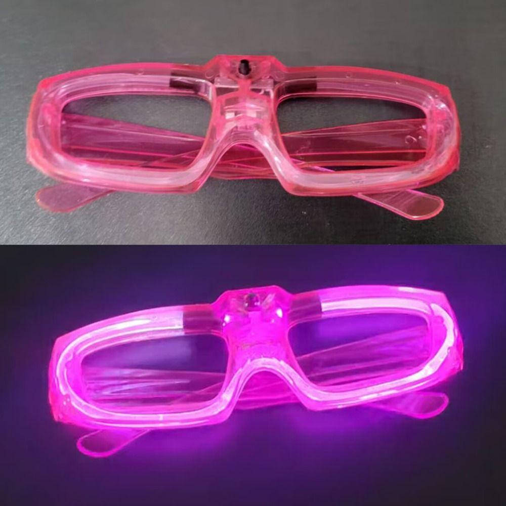 

Party Concert Props Flashing Glasses Shutter Shades Glasses Luminous Glasses Glow Sticks Glasses розовый