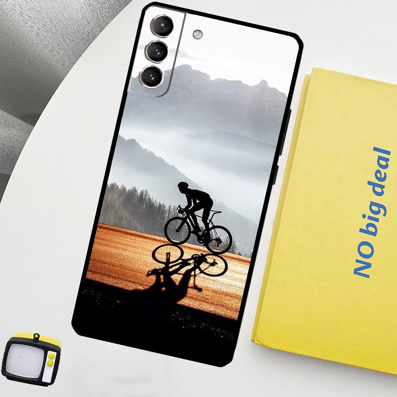 Cycling Bike Phone Case For Samsung Galaxy S26 S24 Ultra S20 S21 S22 S23 Plus S10 S24 FE S25 Ultra Cover