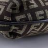 FENDI Zucchino Shoulder Bag 8BT075 Brown canvas Women Used