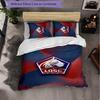 LOSC Lille FC Bettwäsche-Set 3-teilig Bettbezug-Set Dekorative Bettwäsche für Jugendzimmer Heimdekoration