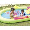JILONG Sea Animal Pool, 298 x 165 x 55cm (inflated size), JL-688048, GR/YL/PK, Large