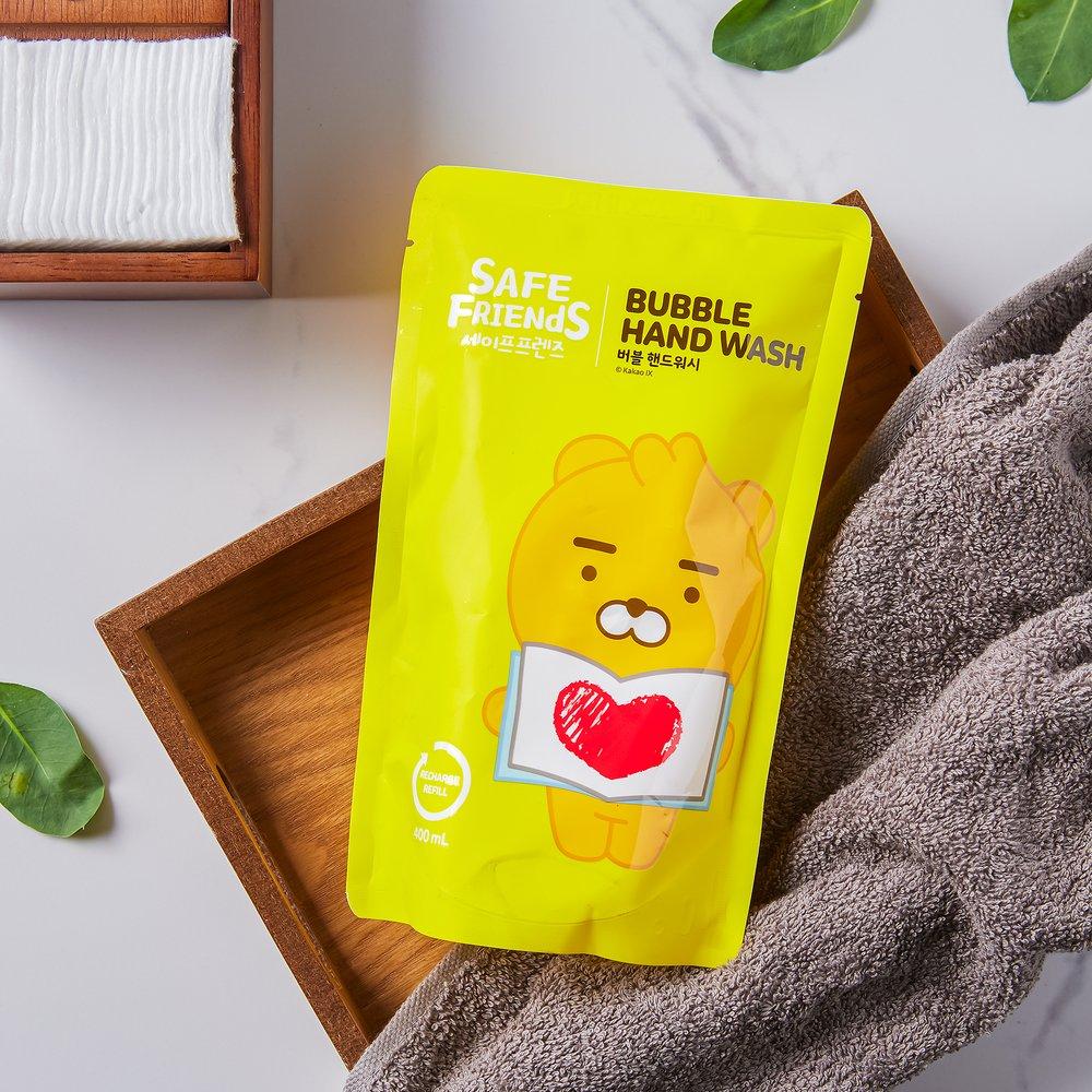 SAFE FRIENDS Cacao Hand Soap Little Lion Bubble Refill 400ml