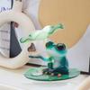Acrylic 2D Flat Frog Ornament Waterproof Frog Desktop Decoration Small Frog Sign  Home Office Decor