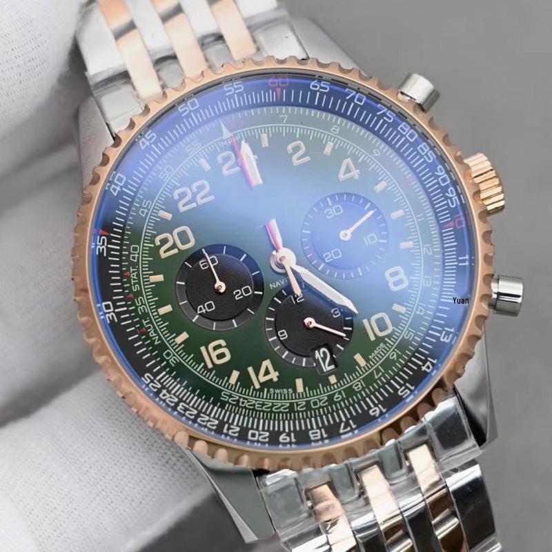 BNL Gear Letecké chronografy B01: Luxusní multifunkční pánské sportovní hodinky s quartzovým strojkem