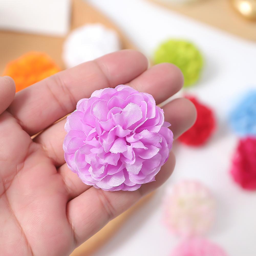 10/20 Stück Künstliche Blumenköpfe 4,5 cm Kunstblume für Heimdeko Garten Hochzeitsparty Dekoration Basteln Girlande Geschenke Zubehör