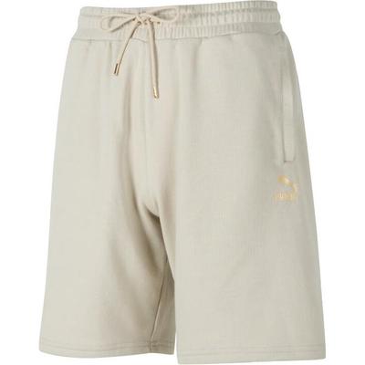 Letter Logo Print Lace-Up Breathable Casual Shorts Unisex Shorts Khaki 626883-90