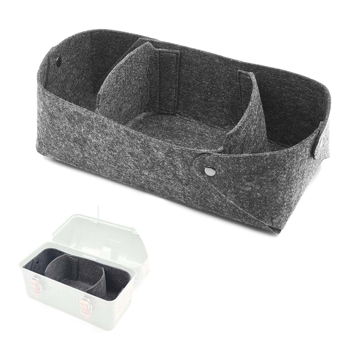 

NEOROSS Мягкий фетровый поднос Вкладыш для ланч-бокса Stanley Фетровый материал Темно-серый Легкий В комплекте разделитель Заказные детали Кемпинг На открытом воздухе Кофейные принадлежности