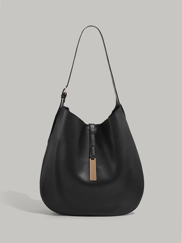 

Star same tote bag women s large-capacity dumpling bag 2025 new high-end texture commuter single shoulder oblique span bag чёрный