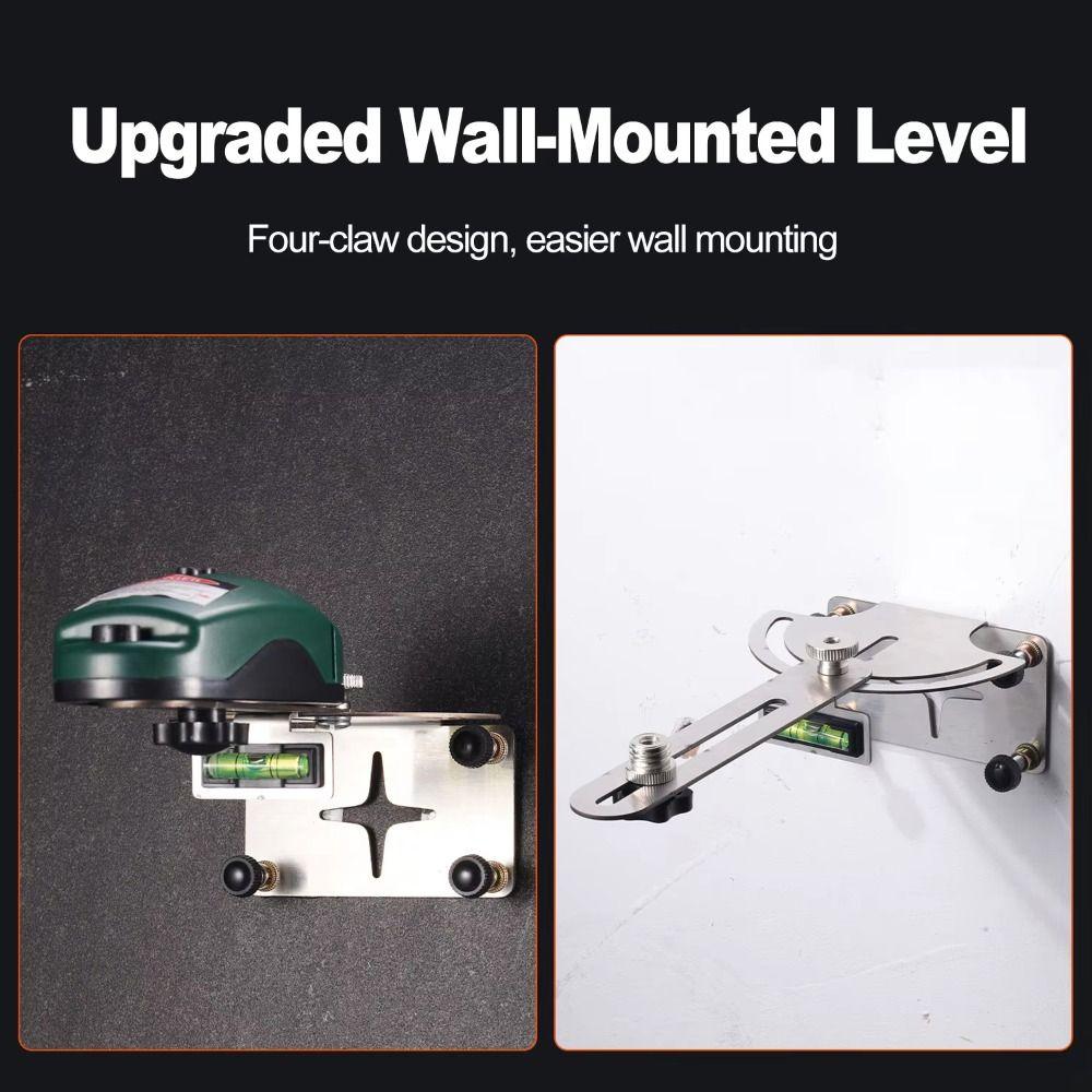 Wall Mount Level Holder Portable Rotating Bracket Universal Fit Wall Bracket  Wall Mounting