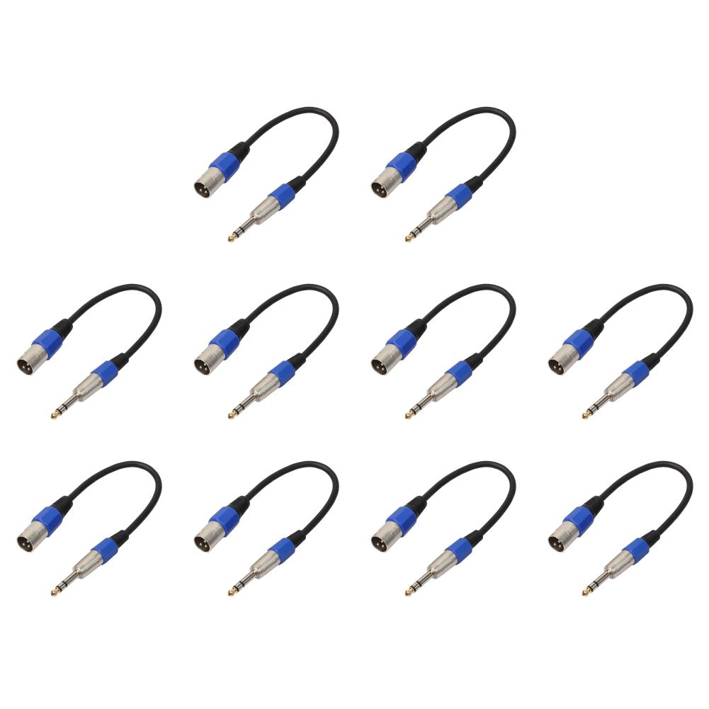 

3P XLR Male Jack to 1/4 6.35mm Female Plug Stereo Microphone Adapter Cable heiß