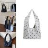 Canvas Wave Point Tote Bag For Women With Magnetic Snap Closure And Inner Pockets For Daily Use