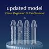 Penis Extension Sleeve Vibrator Extender 8cm Reusable Condoms Soft Delay Ejaculation Dick Sleeve Adult Sex Toys For Men Women